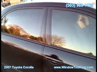 Tint Toyota Corolla in Portland Oregon
