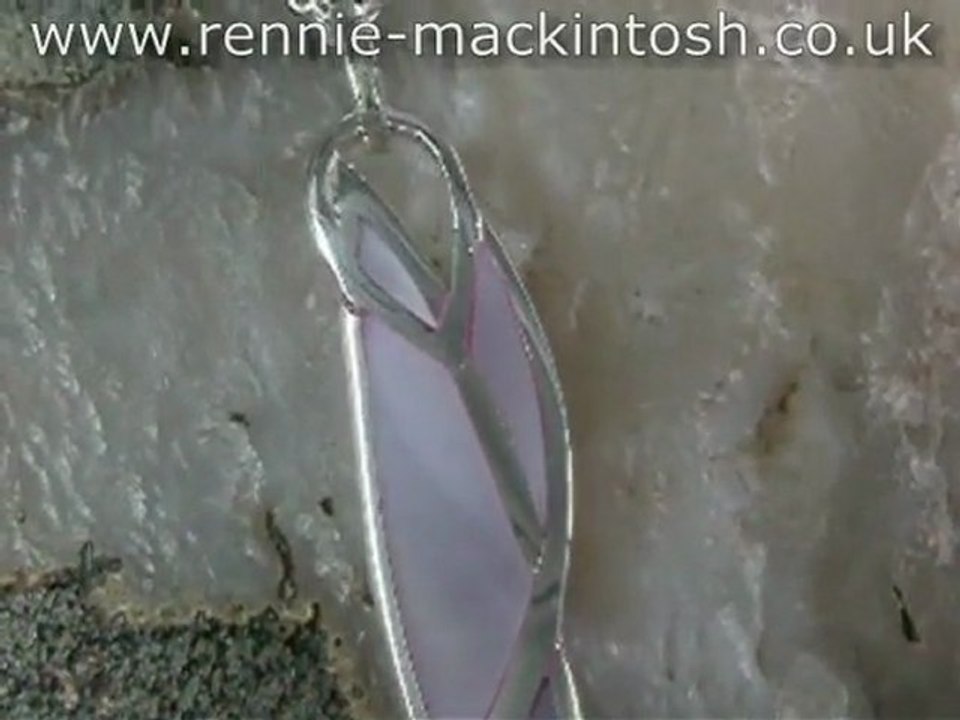 Sterling silver Charles Rennie Mackintosh necklace DWK123