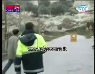 Maierato: frana in diretta