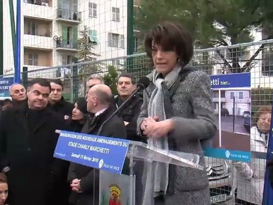 Inauguration du Stade Marchetti