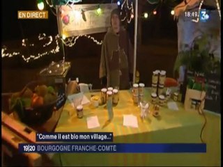 FR3 BOURGOGNE en direct du marché biologique de Challuy