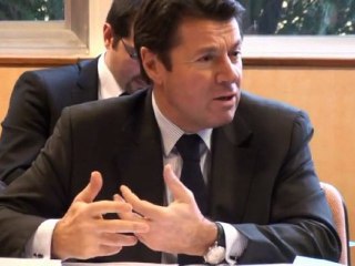 Estrosi visite le Cetic à Chalon-sur-Saône
