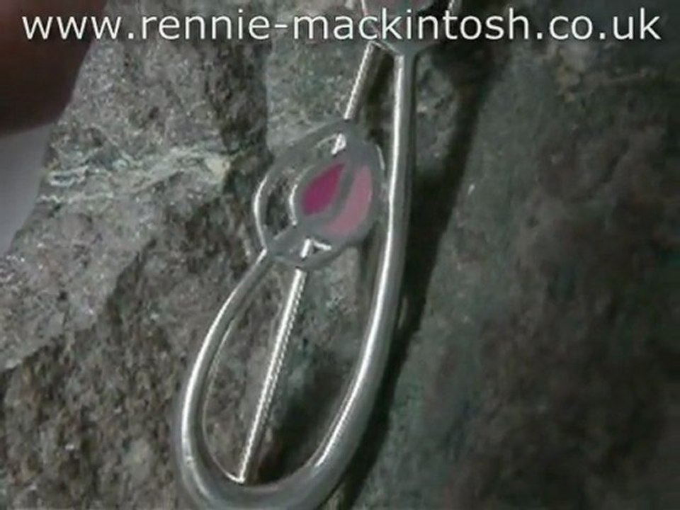 Sterling silver Charles Rennie Mackintosh brooch DWK121