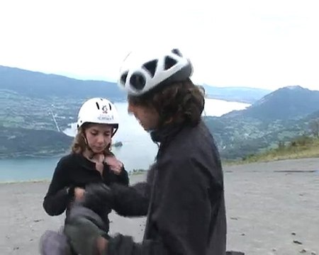 Parapente annecy en tandem avec un moniteur de parapente