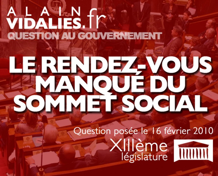 Le rendez-vous manqué du sommet social