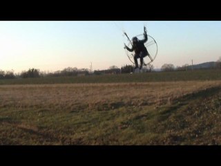 Paramoteur vol du 16-02-10 après le boulot