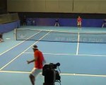 1er tour : Ouanna - Istomin : Balle de match