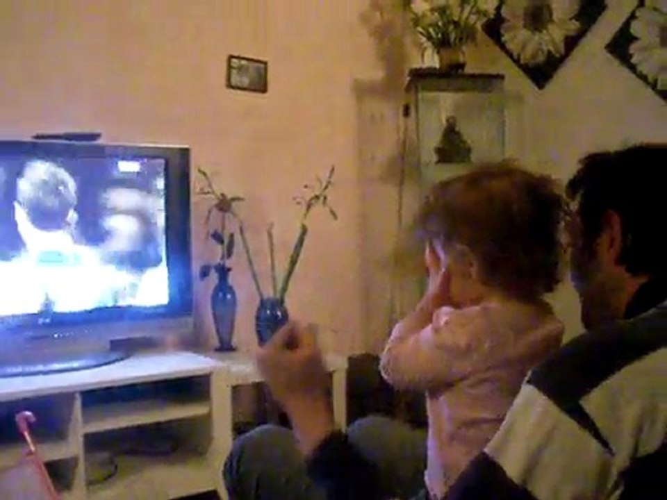 bébé supporter rigolot de l'ol match OL/MAD 16/02