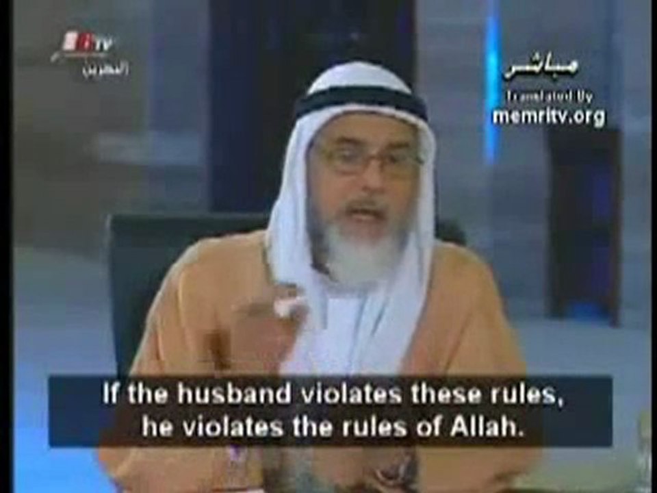 Bahraini Cleric: How to beat up an islamic woman
