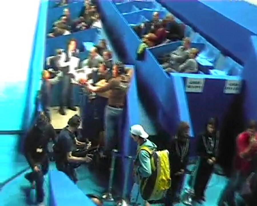 Entrée des joueurs : Clément - Seppi