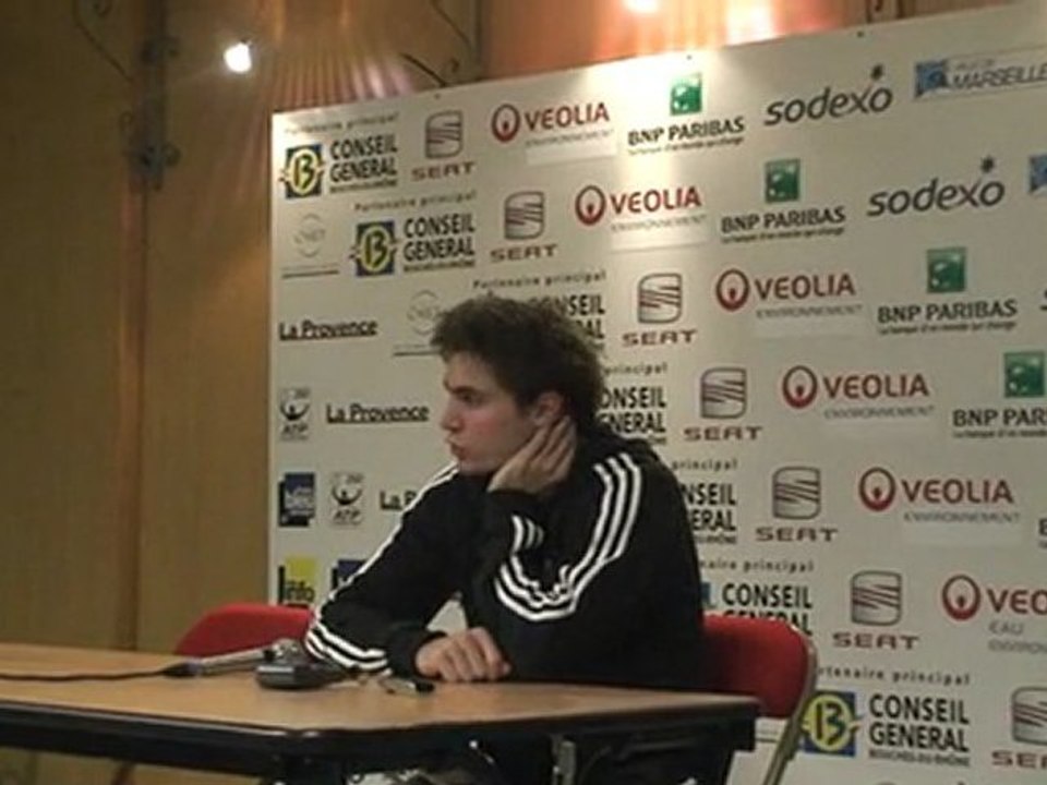 Conférence de presse : Gilles Simon - 16 Février 2010