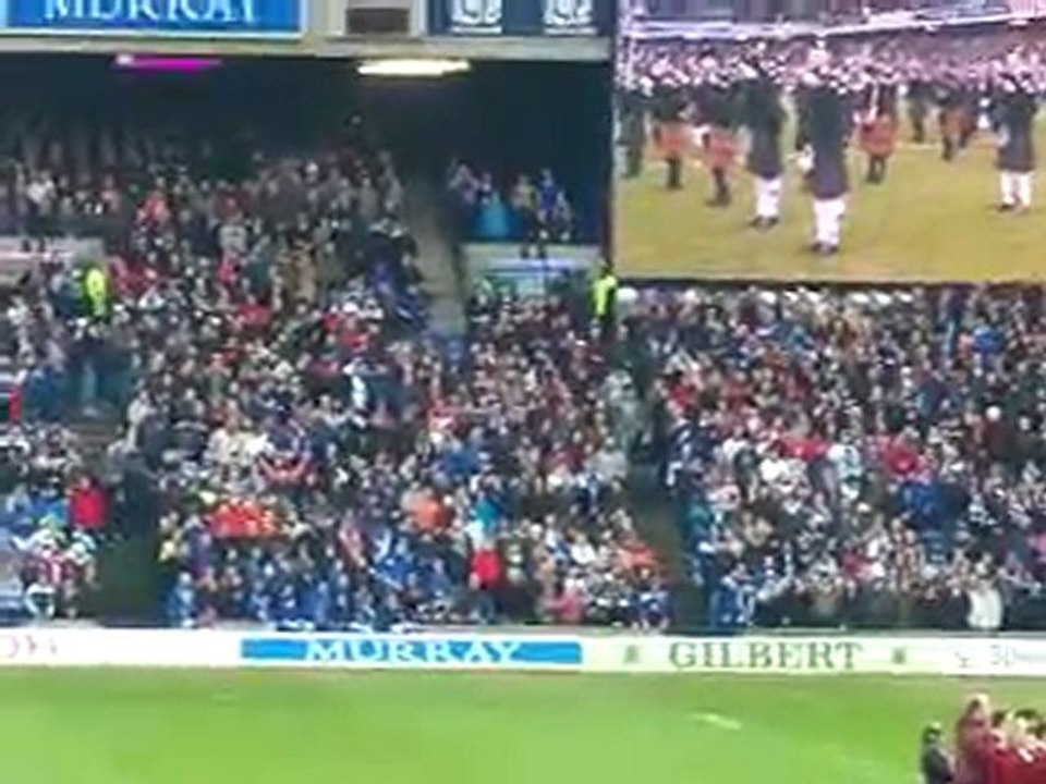 Rugby 6 Nations 2010 (Ecosse vs France) Flower of Scotland