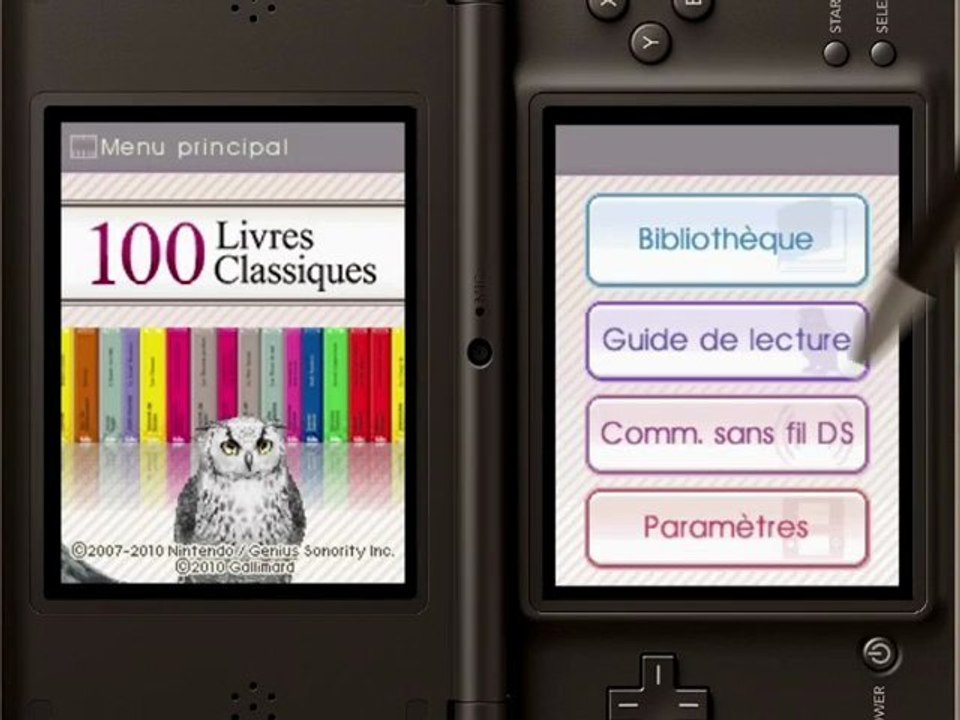 Trailer 100 LIVRES CLASSIQUES NDS
