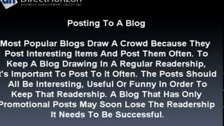 Search Engine Marketing | What Is a Blog? By Mike McCoy