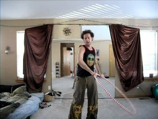 Hoop tricks: Foot carry to shoulder hooping