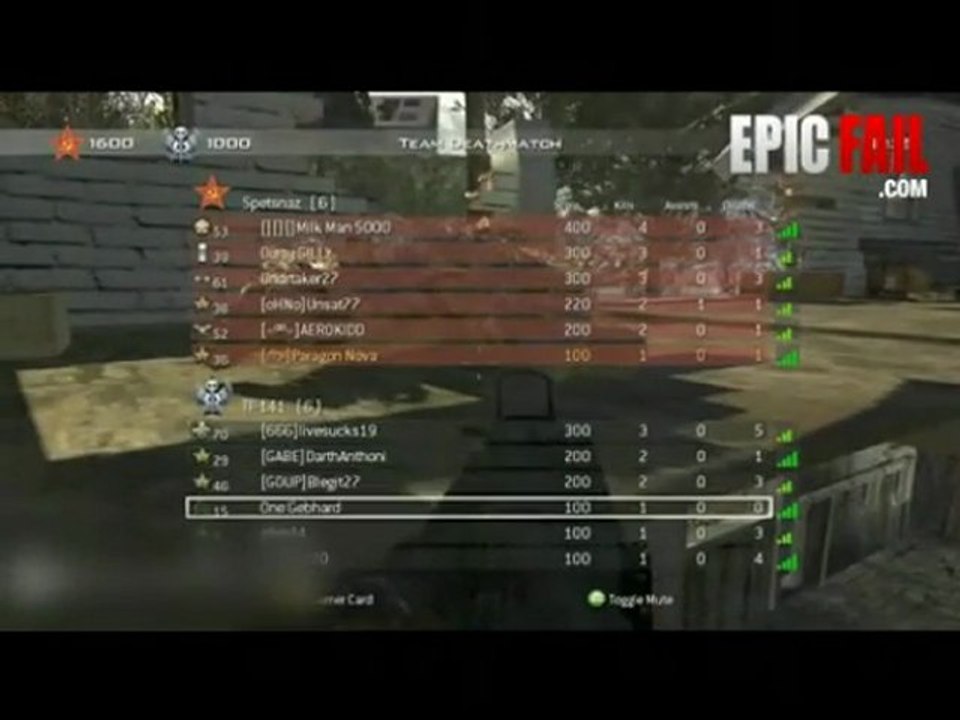 Cocky Modern Warfare 2 Kill Fail
