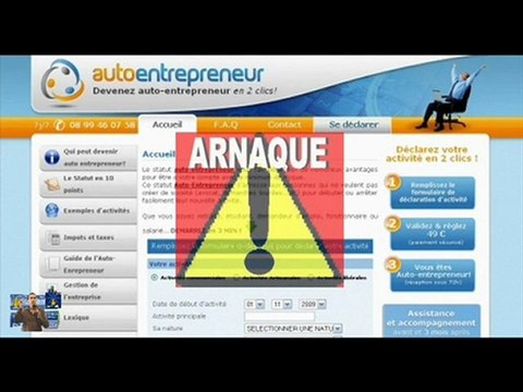 Autoentrepreneurs - Attention arnaque !!!