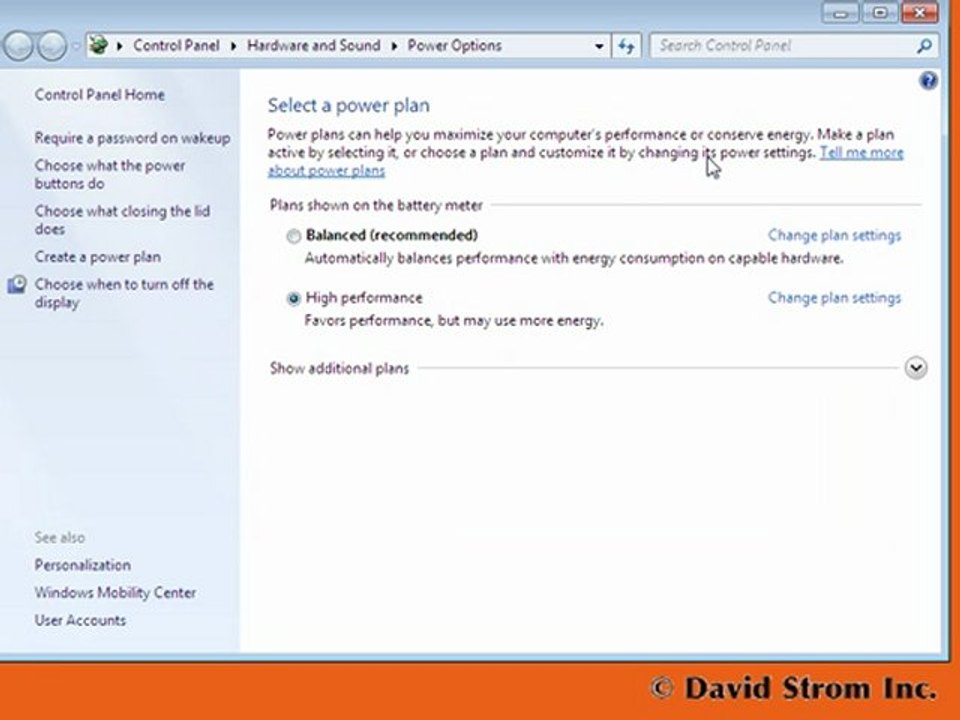 Using Windows 7 Mobility Center