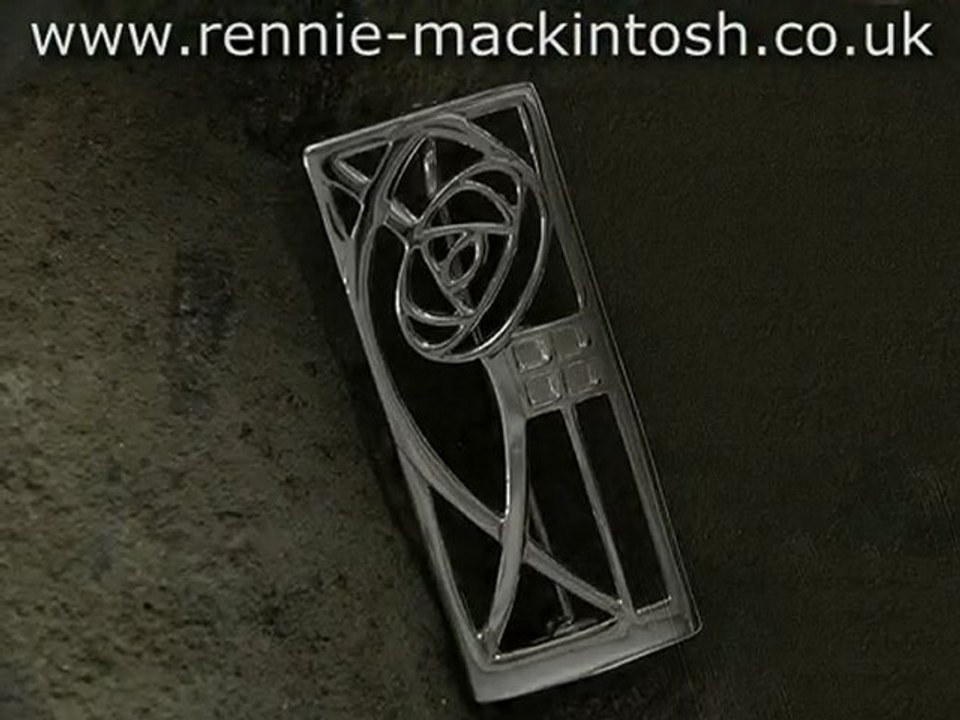 Sterling silver Charles Rennie Mackintosh brooch DWA336