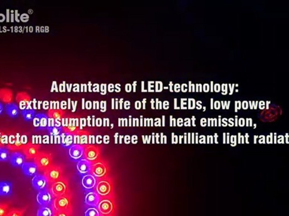 EUROLITE LED Floor SLS-183/10 RGB schwarz