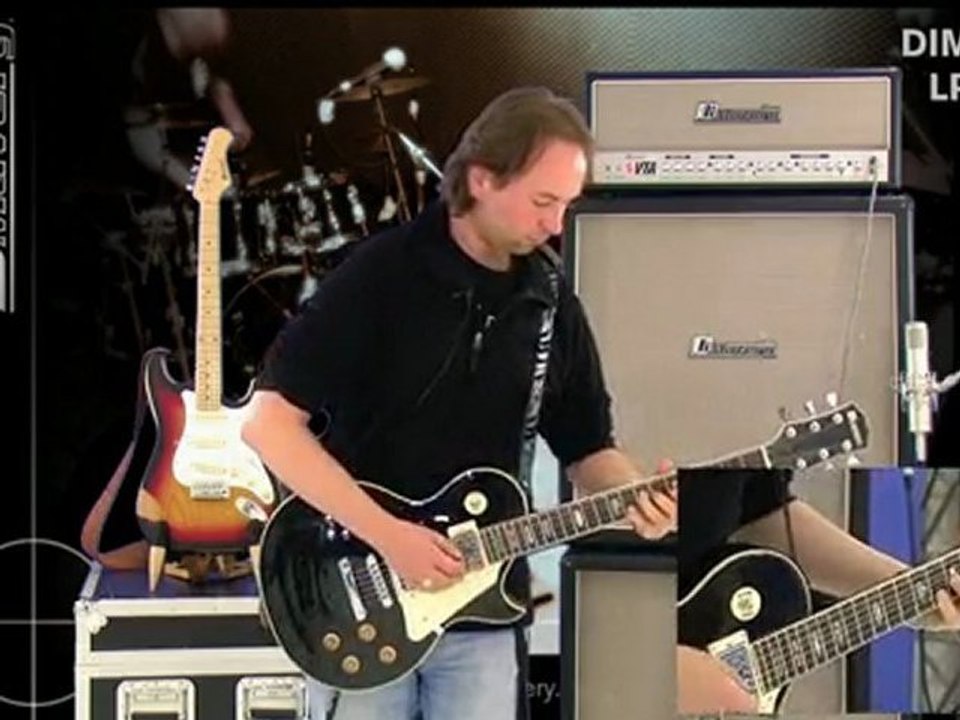 DIMAVERY LP-700 E-Gitarre, schwarz