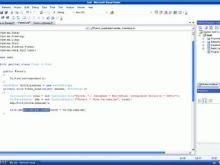 ADO.NET ile veri listeleme , databinding