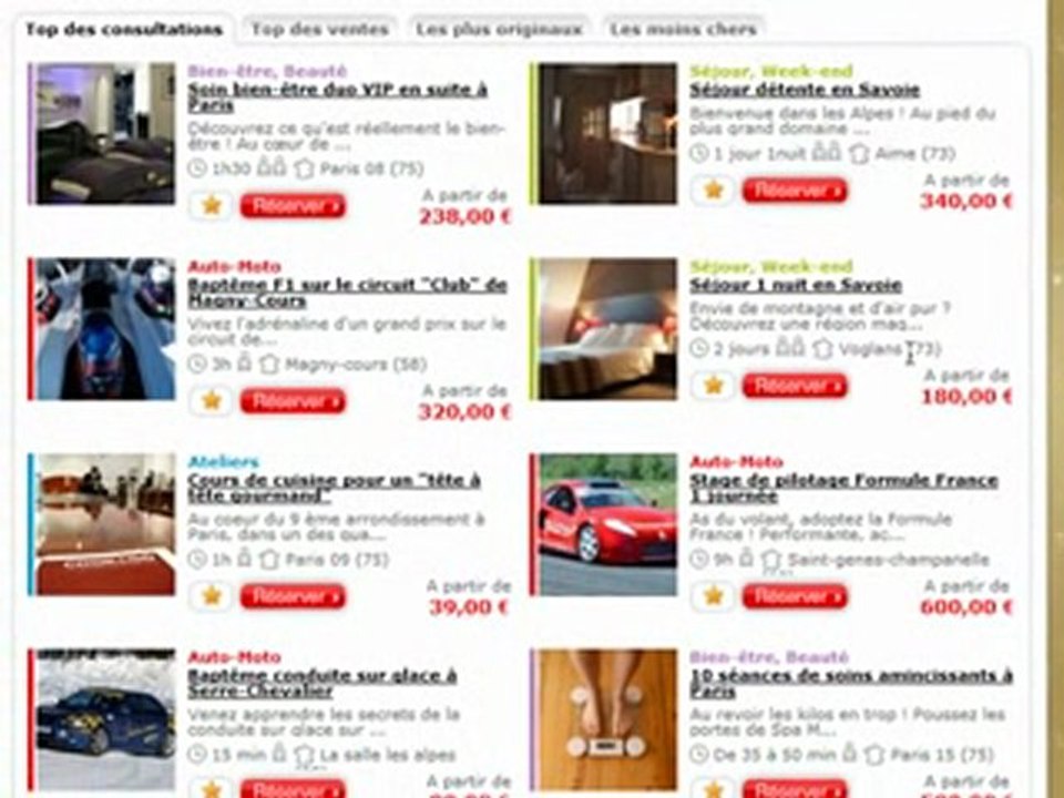 Mise en avant du site Happytime