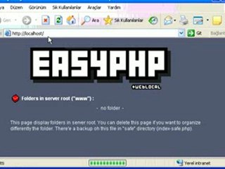EasyPHP Kurulumu ve Kullanımı