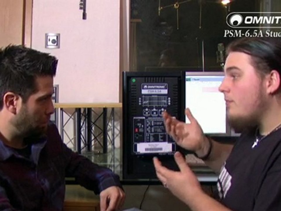 OMNITRONIC PSM-6.5A, Studio-Monitor/Paar