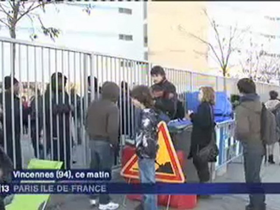 Blocus Vincennes 16/02/2010