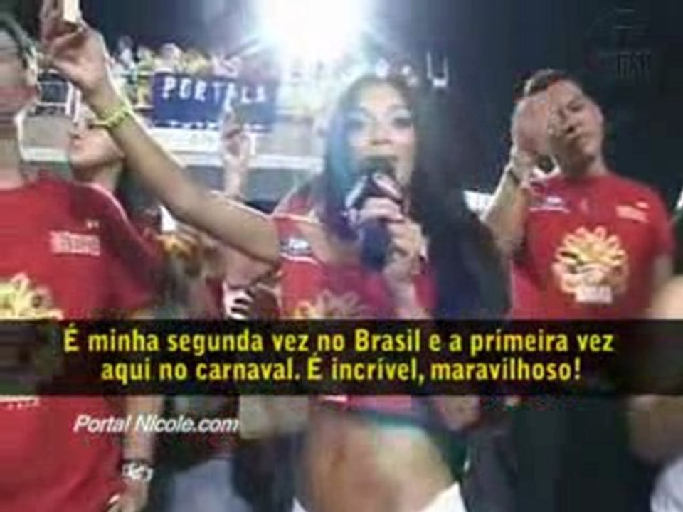 Nicole Scherzinger  @ Camarote Caras Carnaval 2010