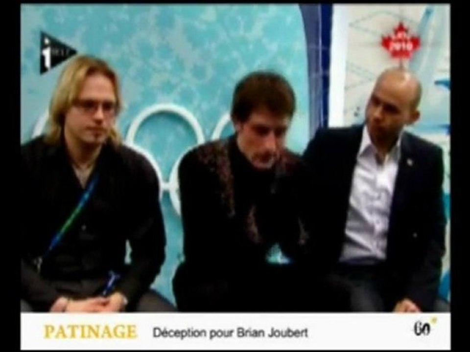 Brian Joubert n'est vraiment pas content !