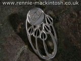 Sterling silver Charles Rennie Mackintosh brooch DWA352