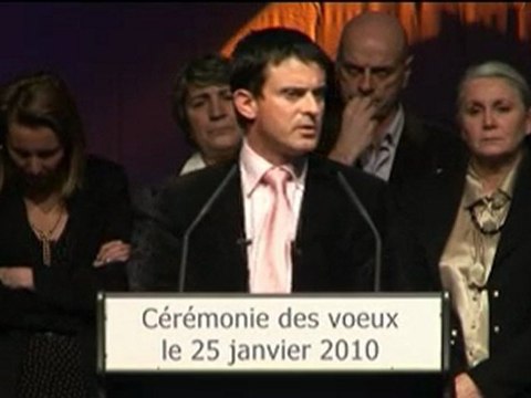 Manuel Valls Voeux Agglomération Evry
