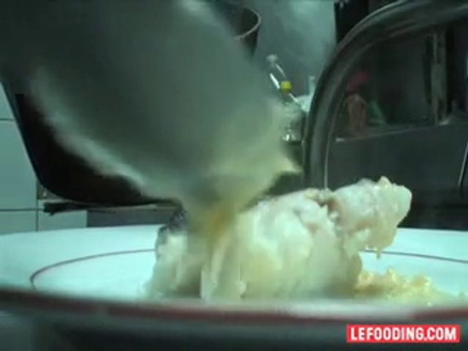 Recette de dos de cabillaud mi-cuit par Hervé Leymarie, Les Blanquettes