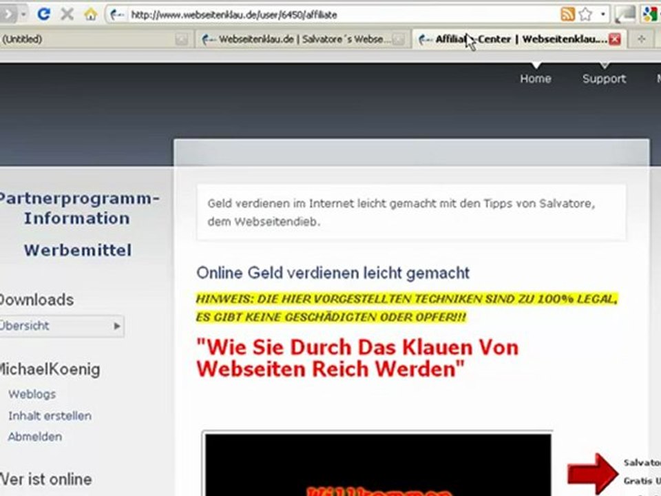 Geld verdienen im Internet