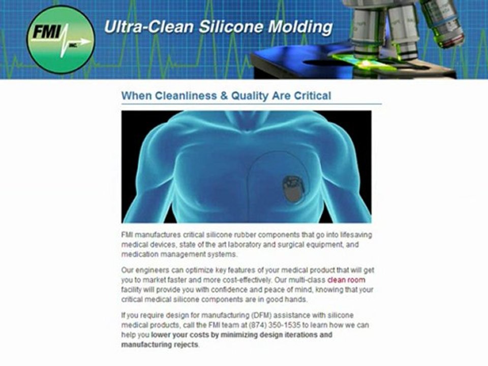 Silicone molding