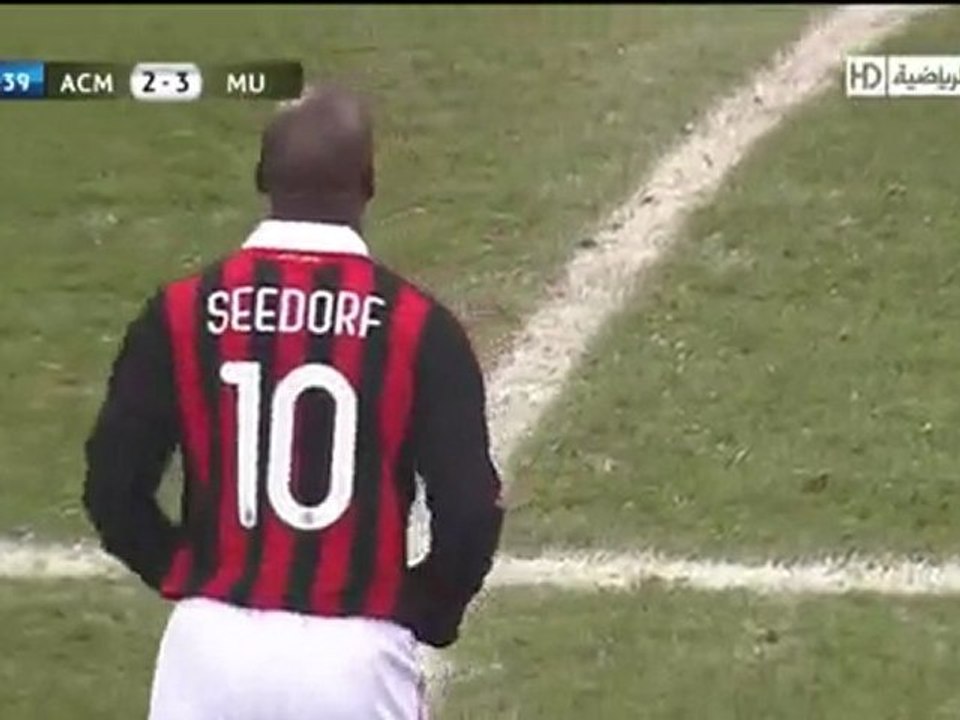Milan 2 / 3 Manchester (Seedorf MADJER)