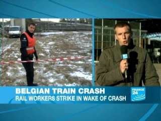 Belgian rail drivers strike after fatal collision