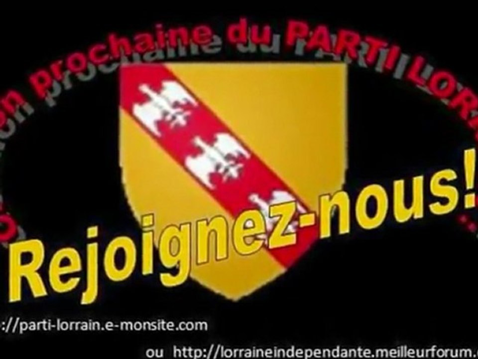 Lancement du Parti Lorrain