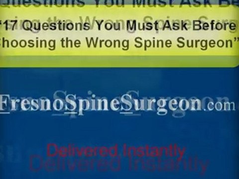 Neck Surgeons Fresno, Neck Surgery Fresno, Back Surgeons Fr