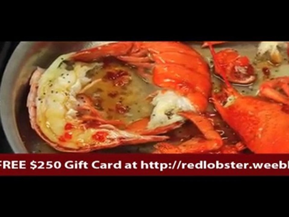 Free Red Lobster $250 Gift Card