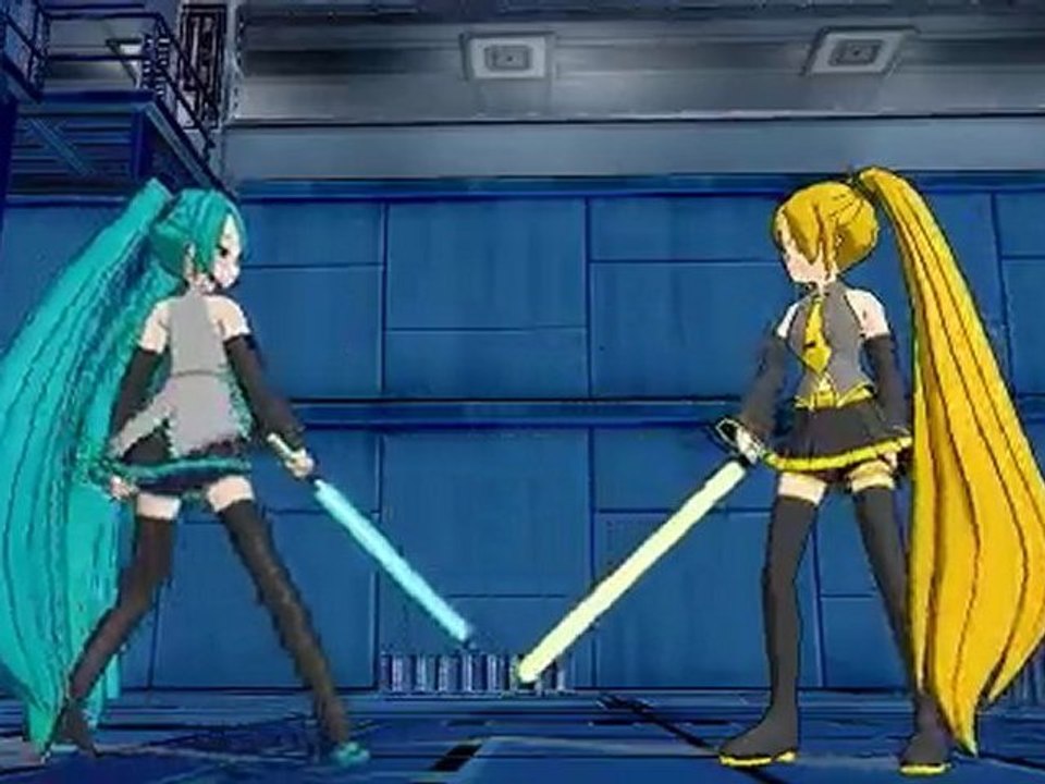 Miku Wars - Hatsune Miku Vs Neru Akita