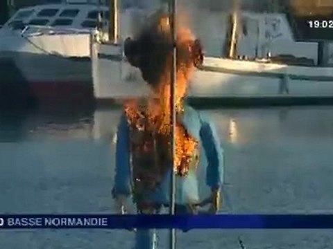 Carnaval de Granville 2010 : exécution de la majesté Porpofé