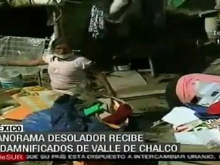 Panorama desolador para damnificados por lluvias en México