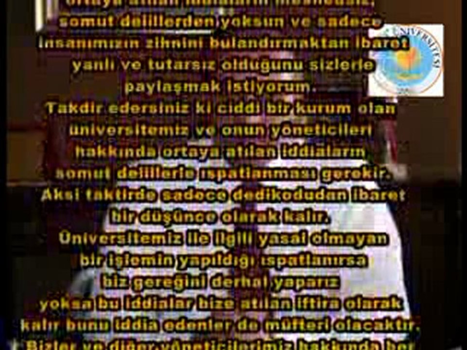 Kanal 12 | Bingöl Üni. Rektörü Baydaş'ın Basın Açıklaması