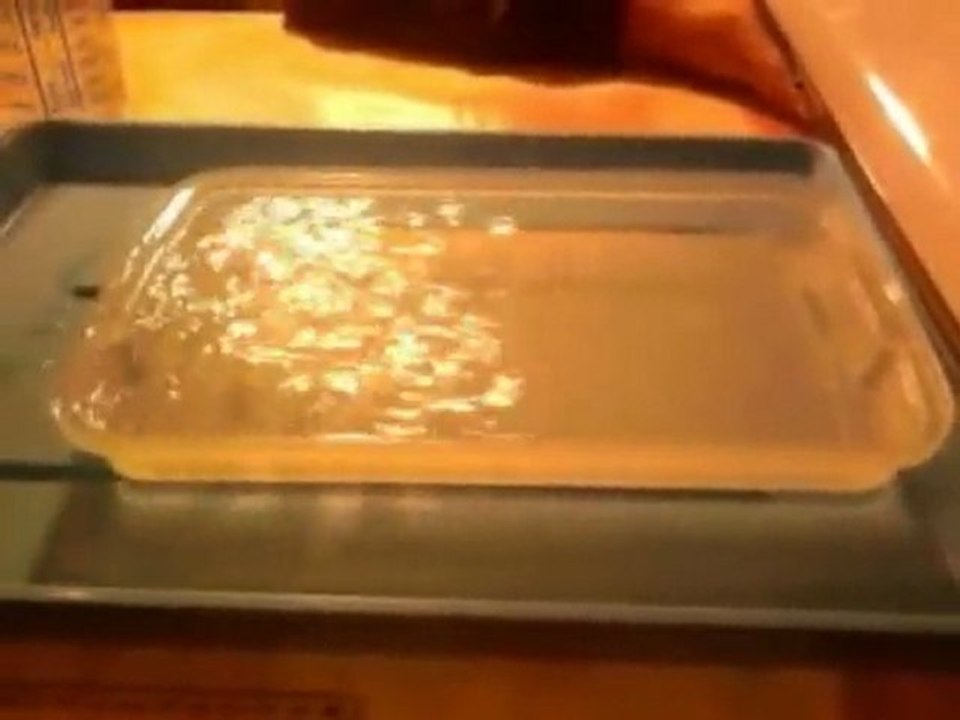 Créations de vagues avec un ventilateur