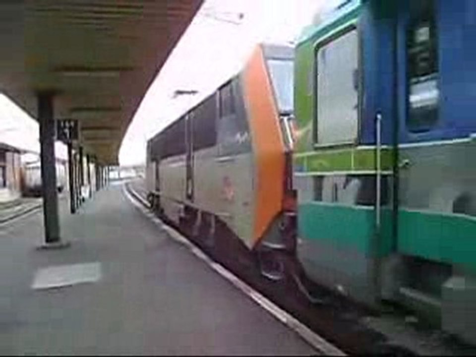 départ tgv+départ d'un corail téoz