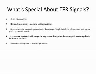 TFR Auto Forex Trading System