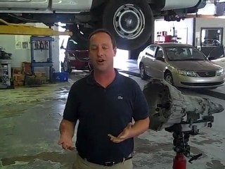 Used Transmission Shown By Orlando Mechanic